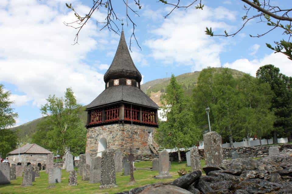 Old Church in Are Sweden along St. Olav Way