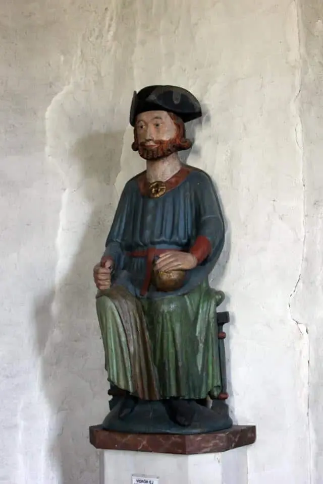st-olav-are-sweden Statue of St Olav in old church in are sweden