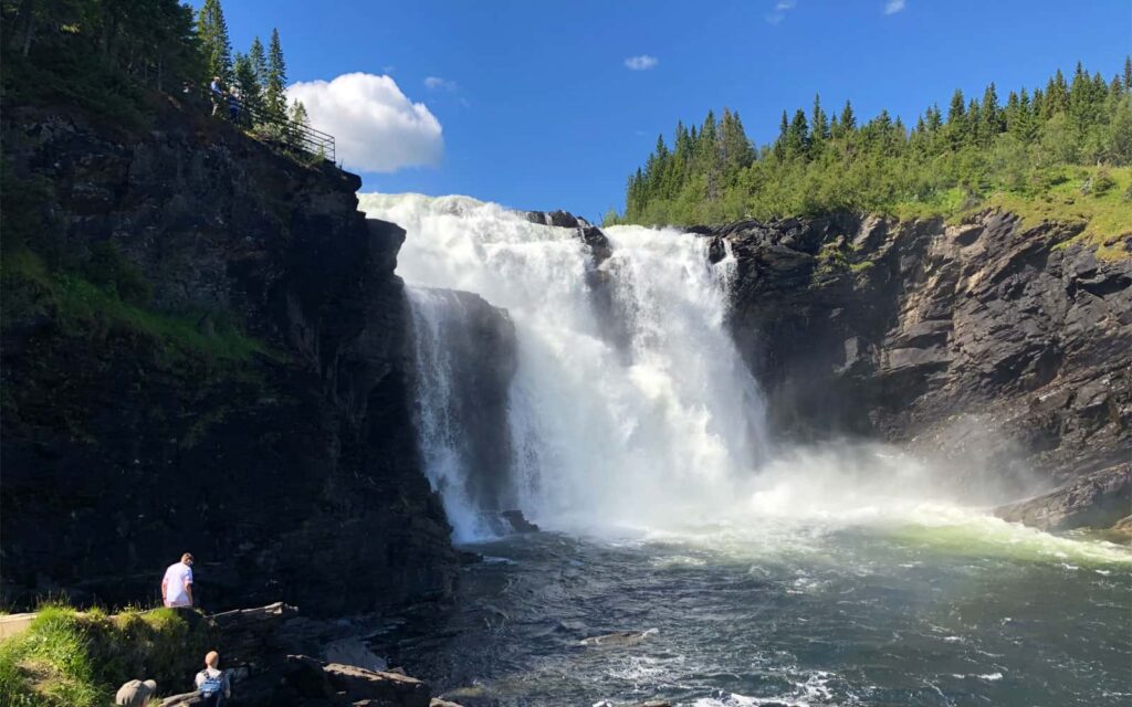 Tännforsen Waterfall