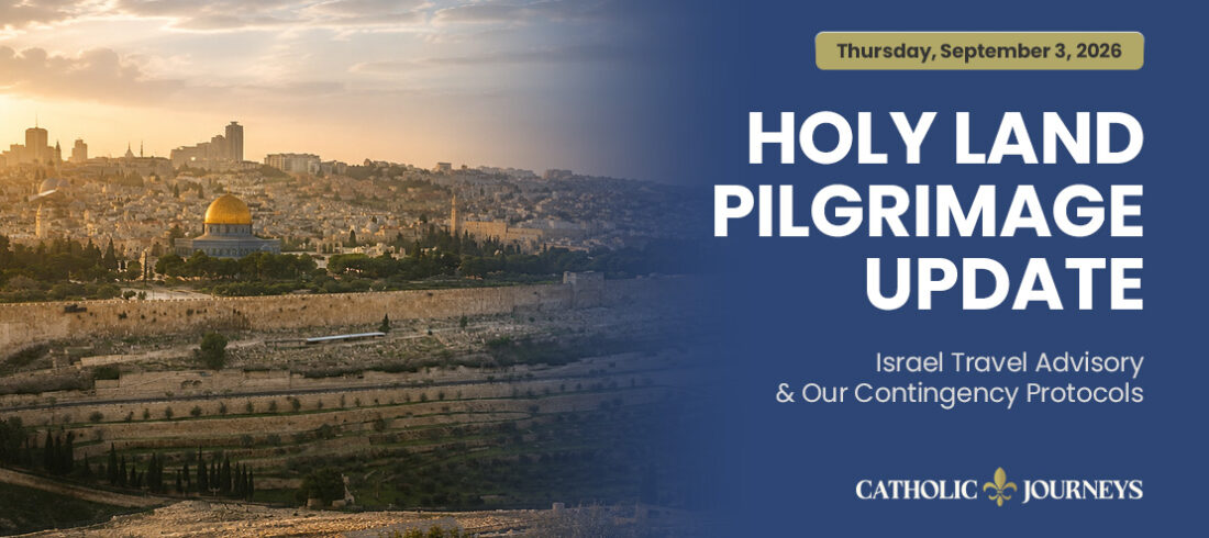 Holy Land Update featured image, September 3, 2026