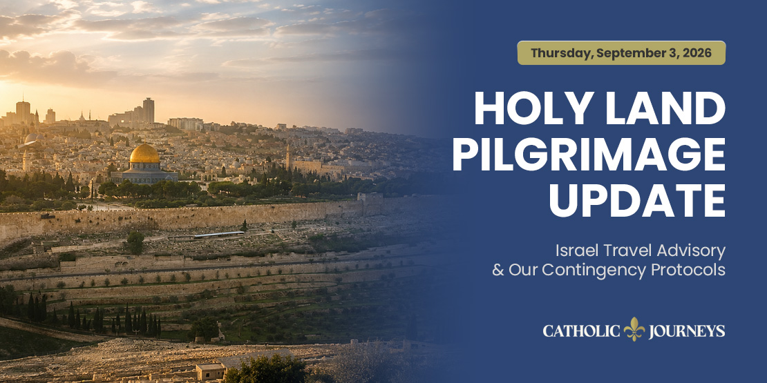 Holy Land Update featured image, September 3, 2026